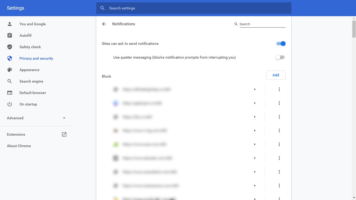 How to Block Sites From Sending You Notifications on Chrome