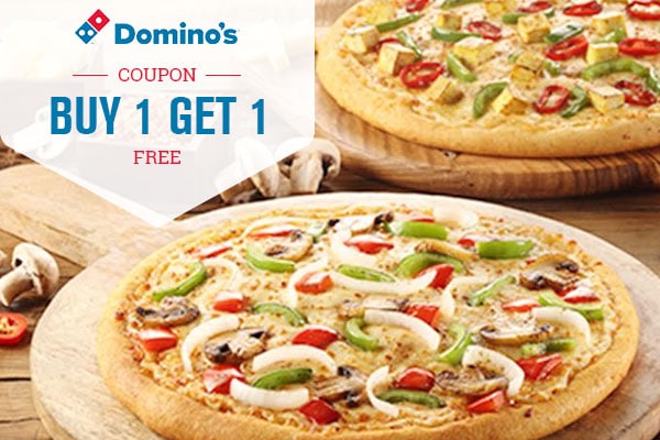 About Dominos Buy one pizza and get 50% off on second pizza and this offer is valid on all weekdays. More About Dominos Wednesday Offer Pizzas from Dominos has made an entry into the list of comfort food across various towns and cities of the country.