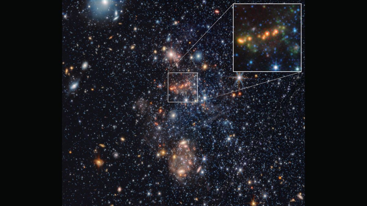 James Webb Telescope Finds Rare Cosmic Dust in One of the Universe&rsquo;s Most Primitive Galaxies