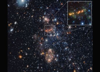 Webb Telescope Finds Rare Cosmic Dust in One of the Universe’s Most Primitive Galaxies