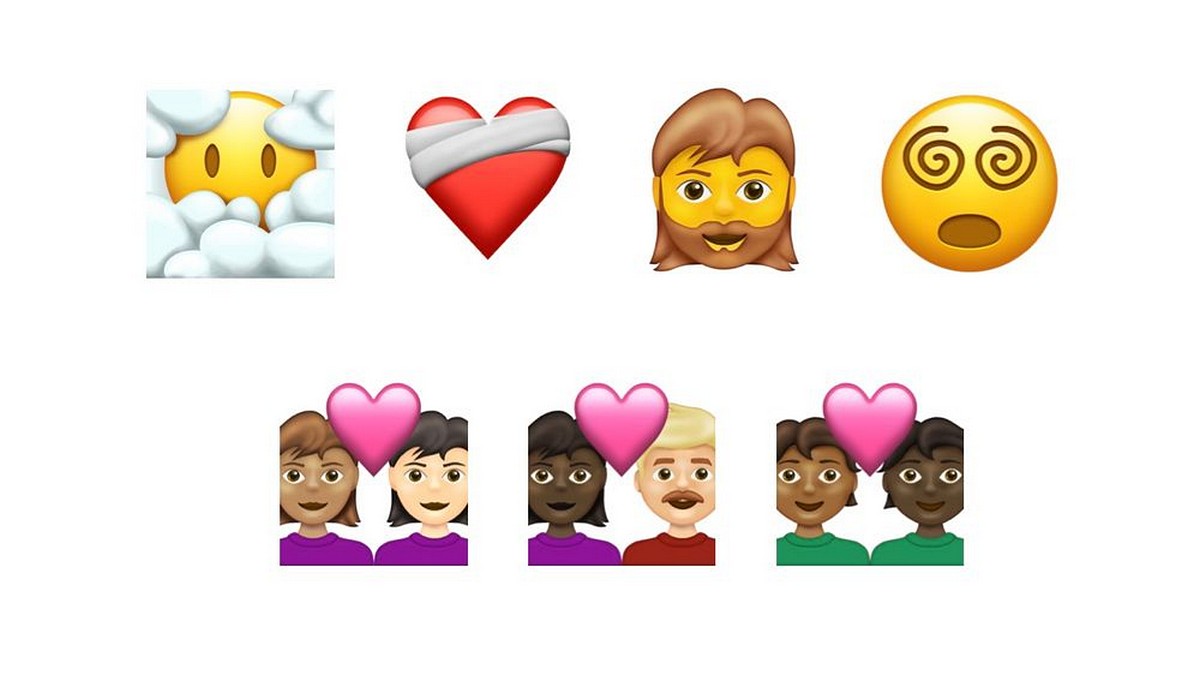 Emoji 13.1 With Face in Clouds, Mending Heart, Gender Options for Bearded Emoji, and More Announced