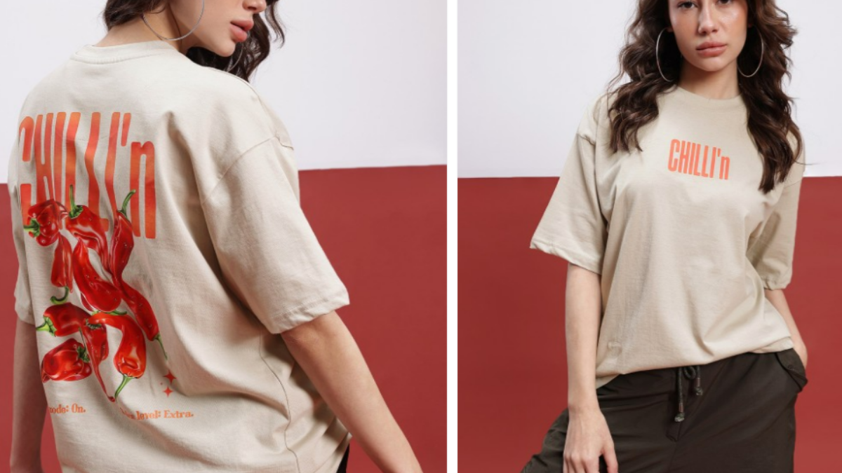 Best Fashionable and Easy Oversized T-shirts on Myntra