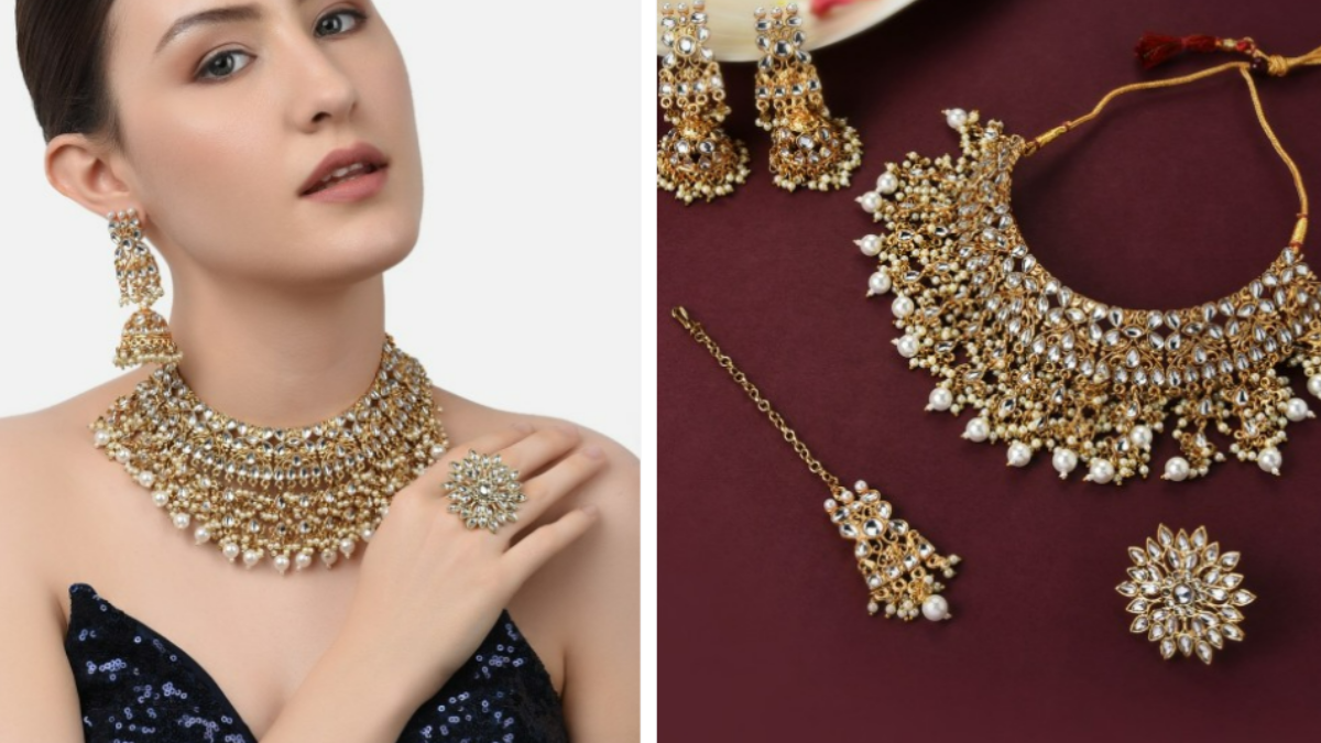 Best Rated Chokers for women&#039;s wedding season online on Myntra