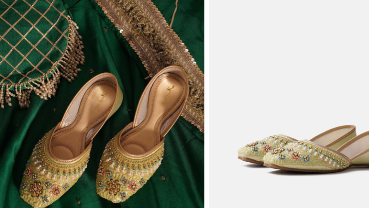Diwali Footwear Steals: Best Juttis &amp; Mojris for Women Under ₹1,200