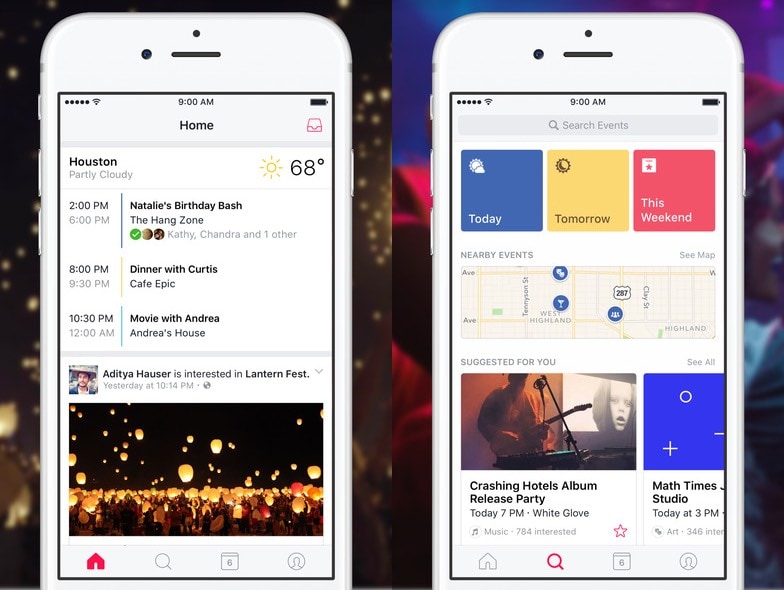 Facebook Launches Events App for iPhone; Android Version Is 'Coming Soon'