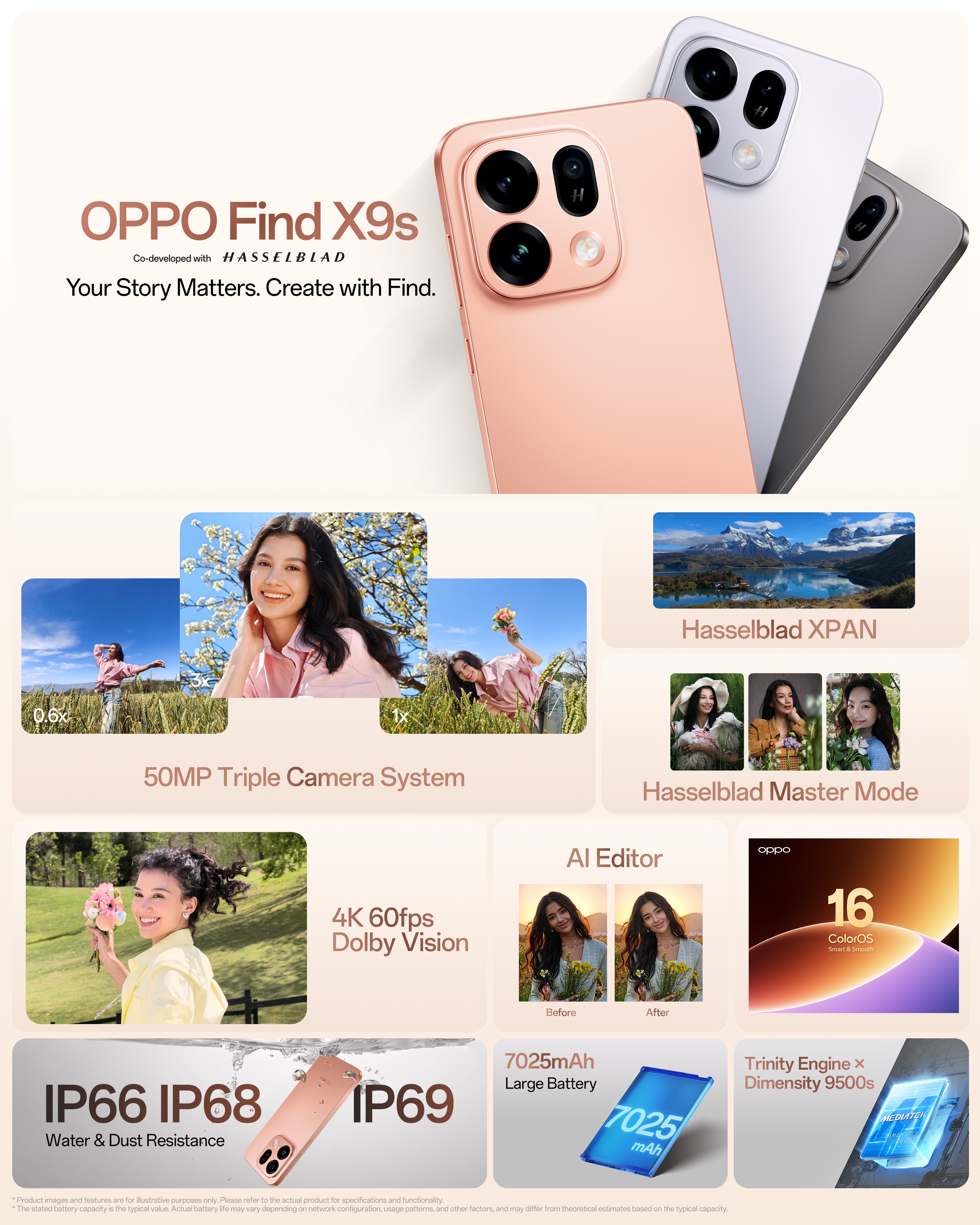 Find X9s Product kk