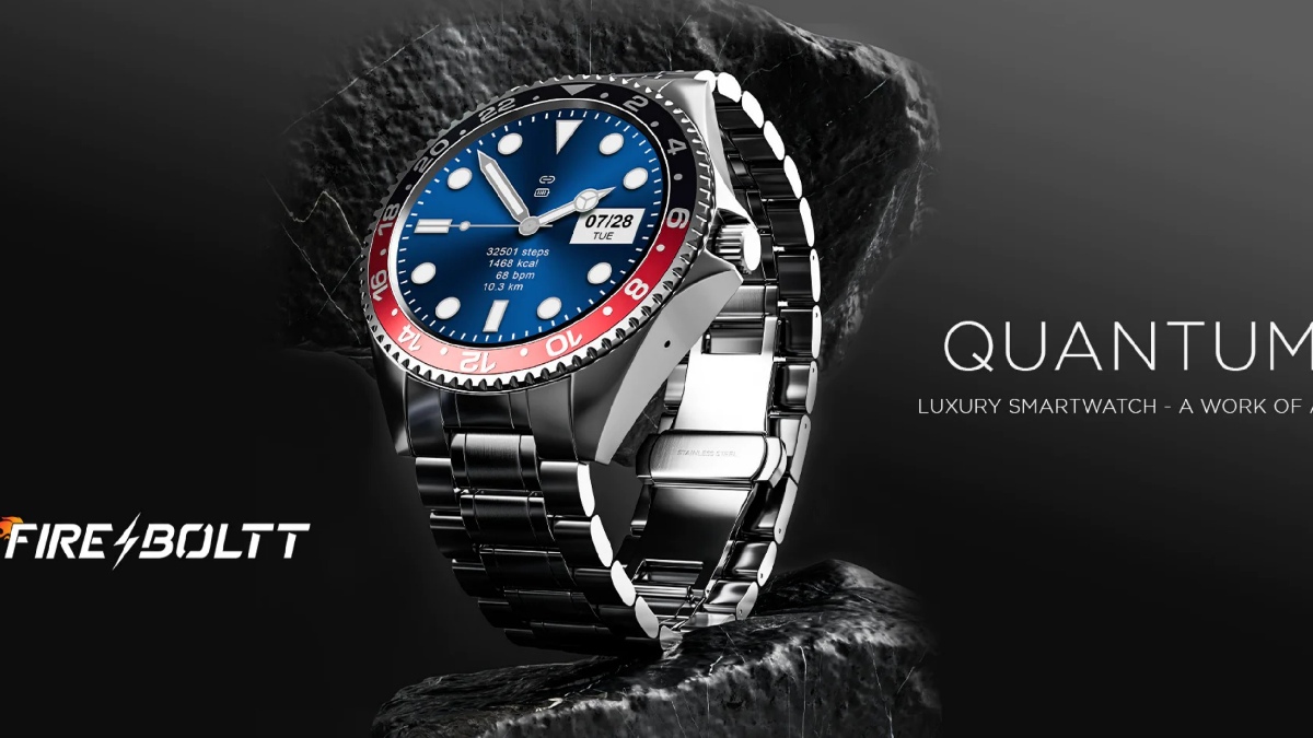 Fire-Boltt Quantum Smartwatch With 1.28-Inch Display, Bluetooth Calling Launched in India: Details