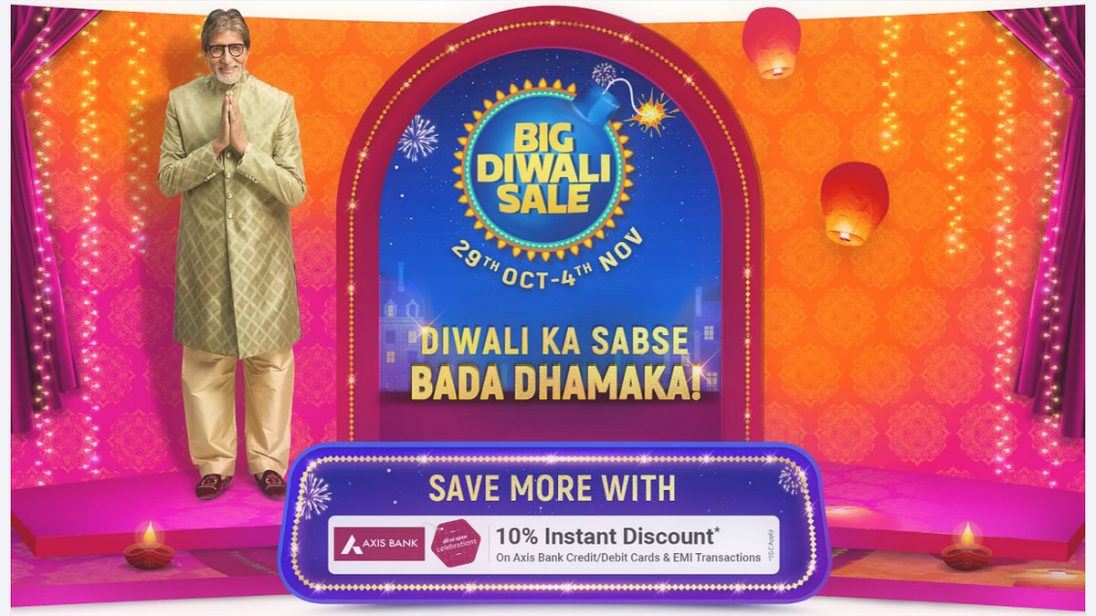Flipkart Big Diwali Sale Starts October 29, Brings Discounts on Smartphones, TVs, and More