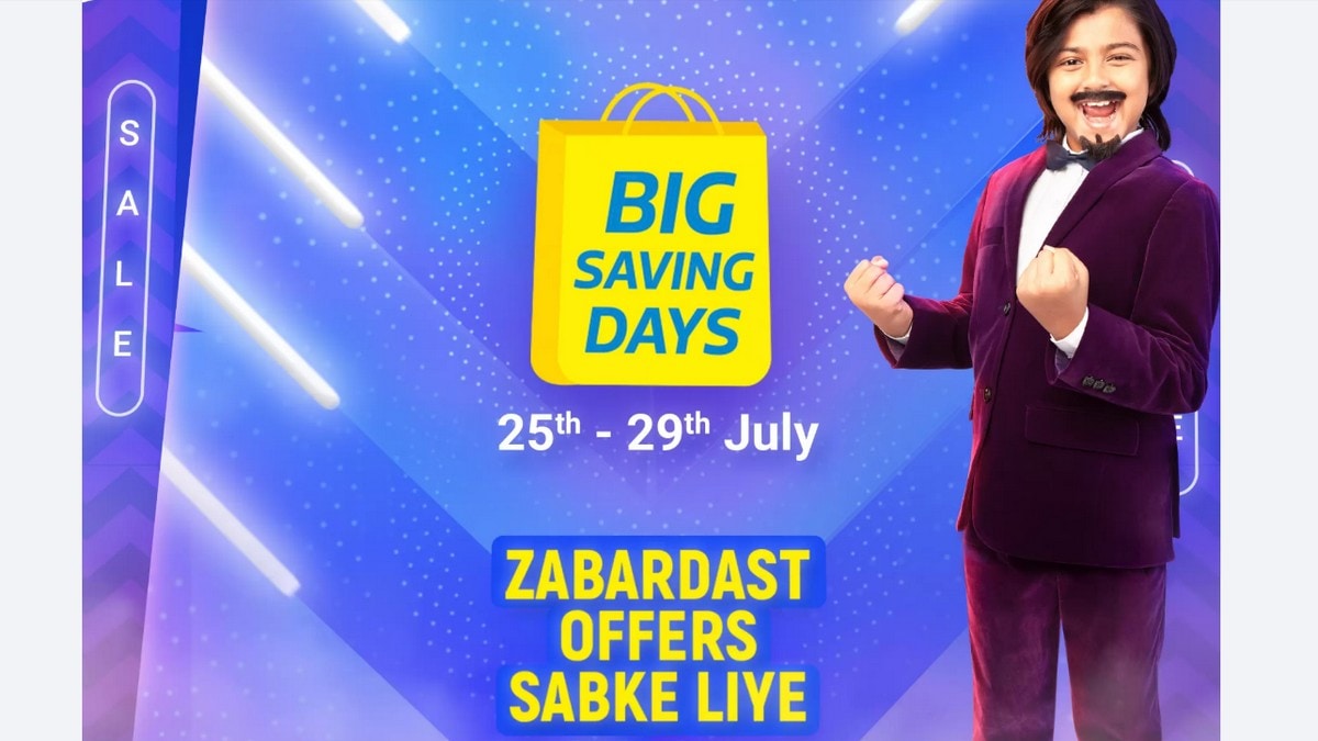 Flipkart Big Saving Days Sale to Start on July 25 With Impressive Deals on Smartphones, TVs, Home Appliances