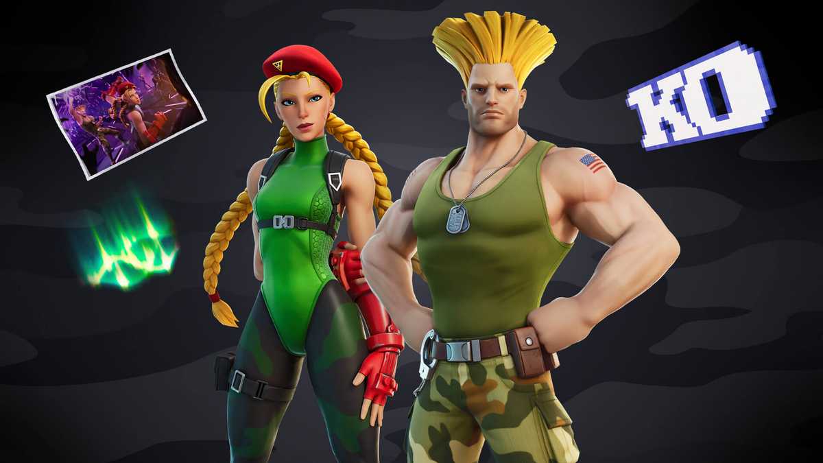 Fortnite Is Getting Two New Street Fighter Skins &mdash; Guile and Cammy on August 7
