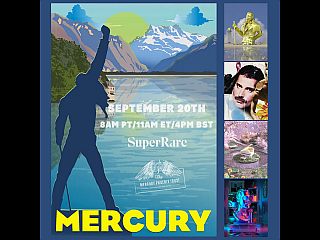 NFTs Based on Queen Lead Singer Freddie Mercury Up for Auction for AIDS Charity