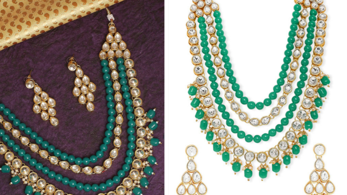 Best Jadau Jewellery Sets For Weddings: Available Now on Myntra