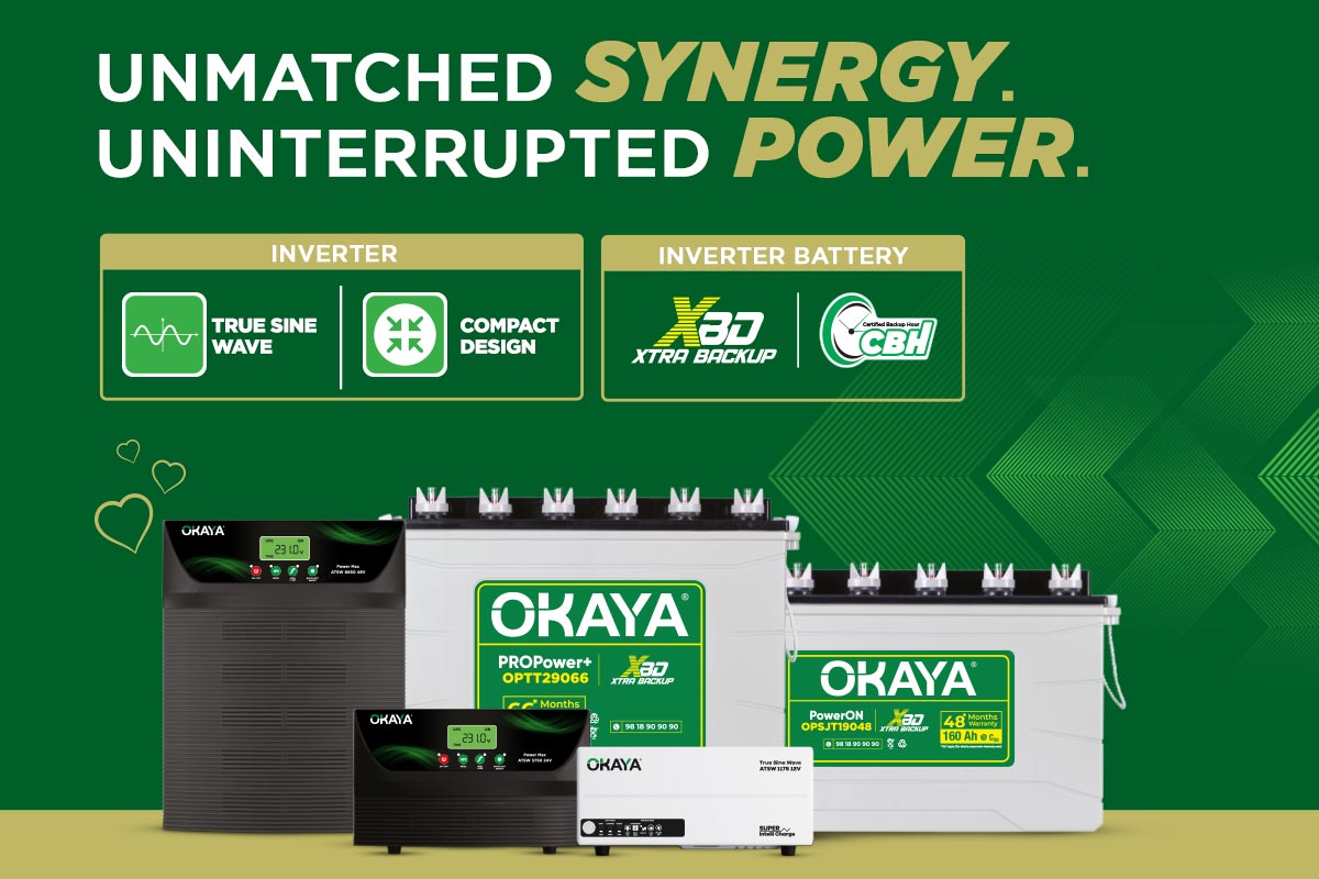 Okaya Transforms Power Backup with Advanced Inverters and Next-Gen Batteries
