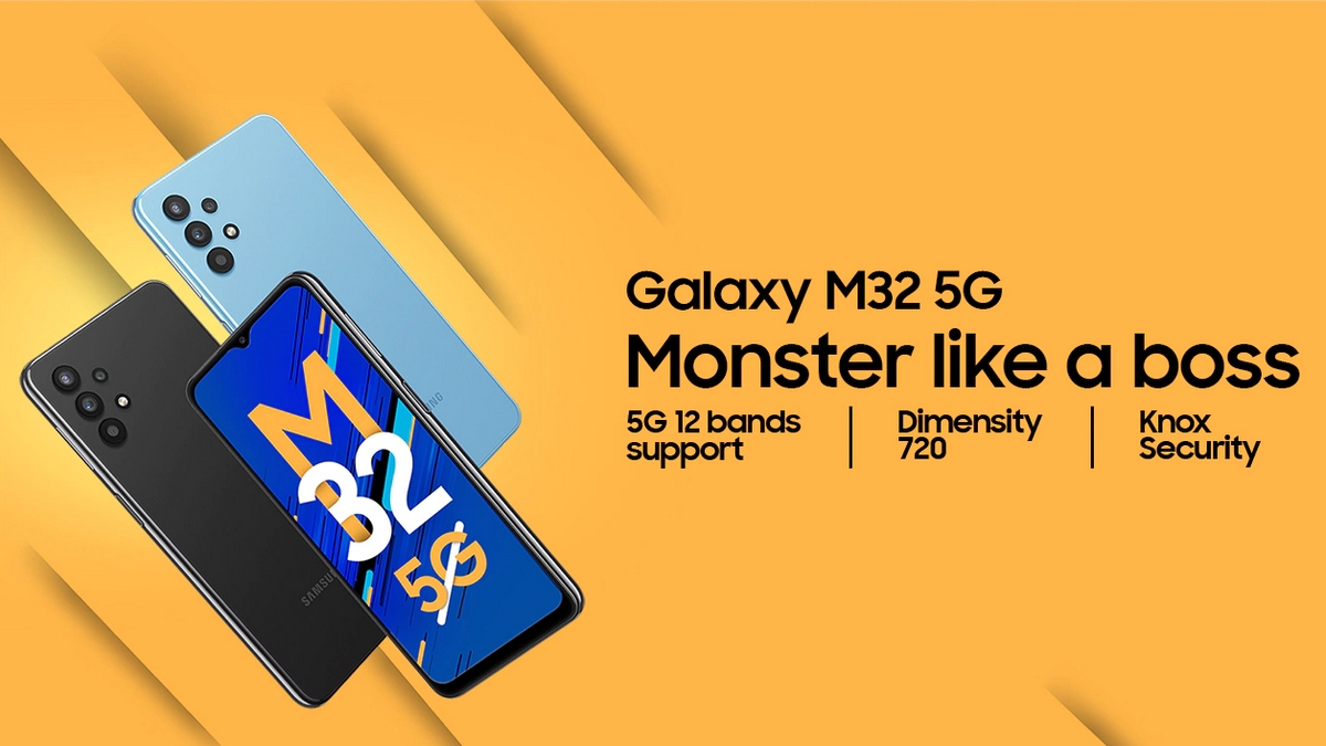 Samsung Galaxy M32 5G to Go on Sale Today at Noon via Amazon, Company Website: Price, Offers, Specifications