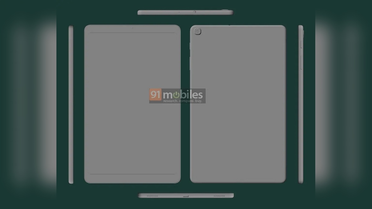 Samsung Galaxy Tab S7 Lite Could Be in Development, Galaxy Tab A 10.1 (2021) Leaked in Alleged CAD Renders