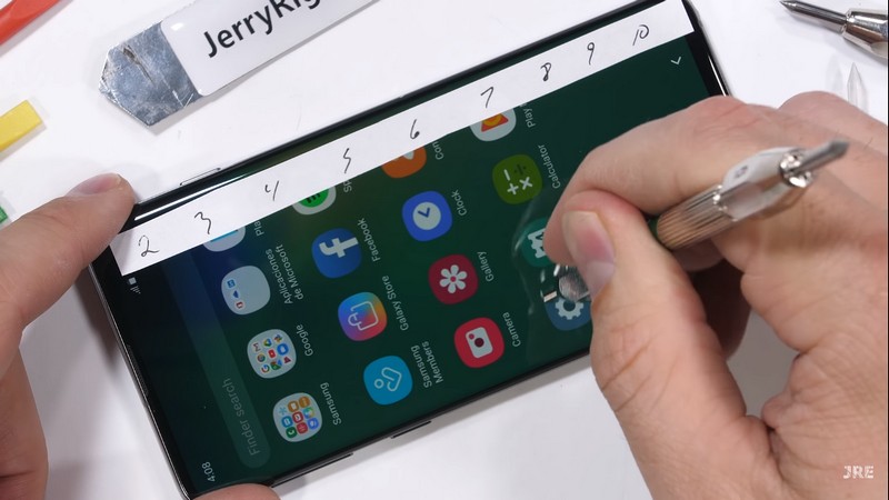 Samsung Galaxy S10 Passes Bend Test, Ultrasonic In-Display Fingerprint Sensor Seen Working Even After Scratches