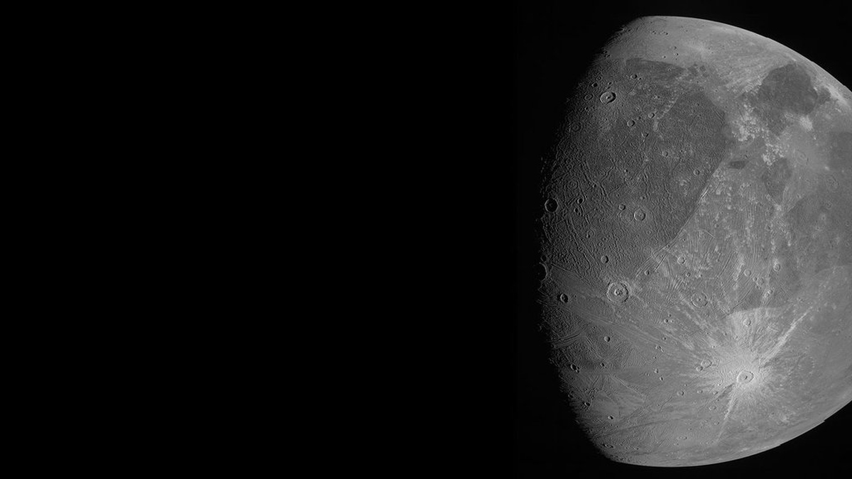 Hubble Telescope Finds First Evidence of Water Vapour on Jupiter's Moon Ganymede