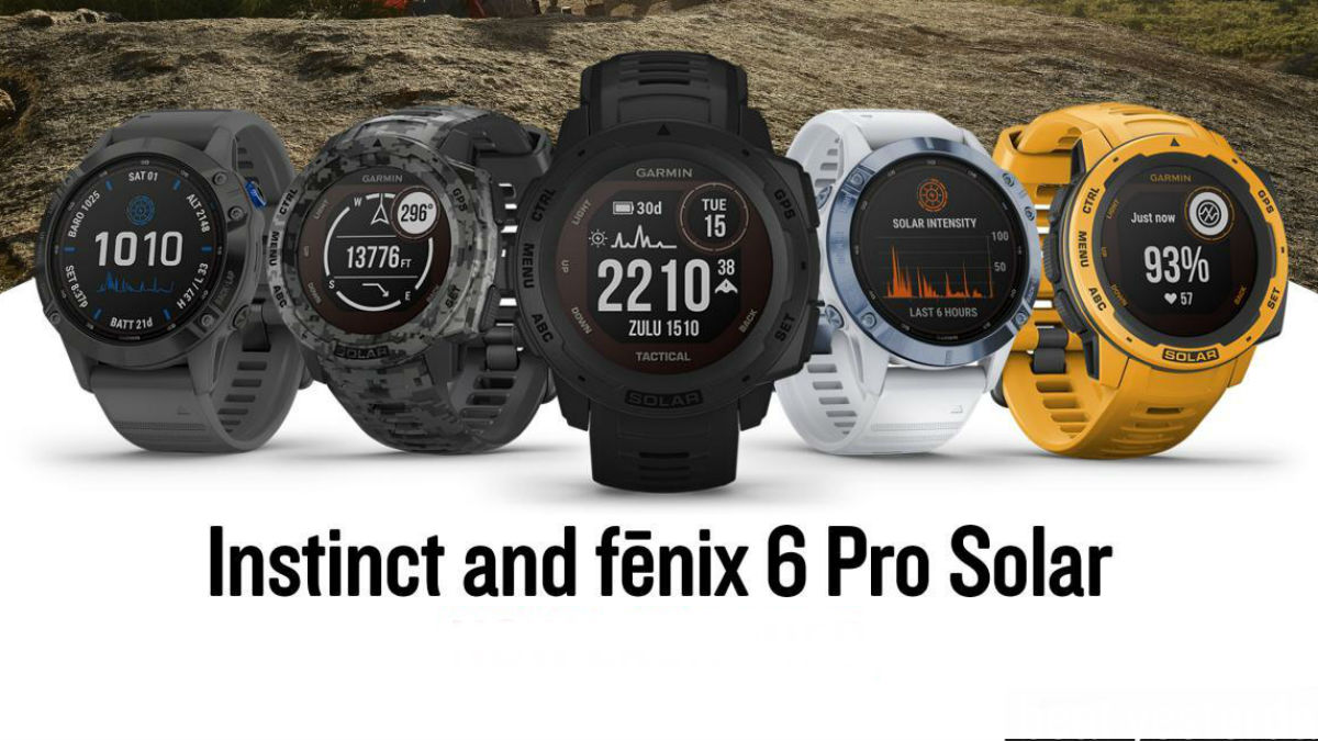 Garmin Instinct, Fenix 6 Pro Solar-Powered Smartwatches Launched in India