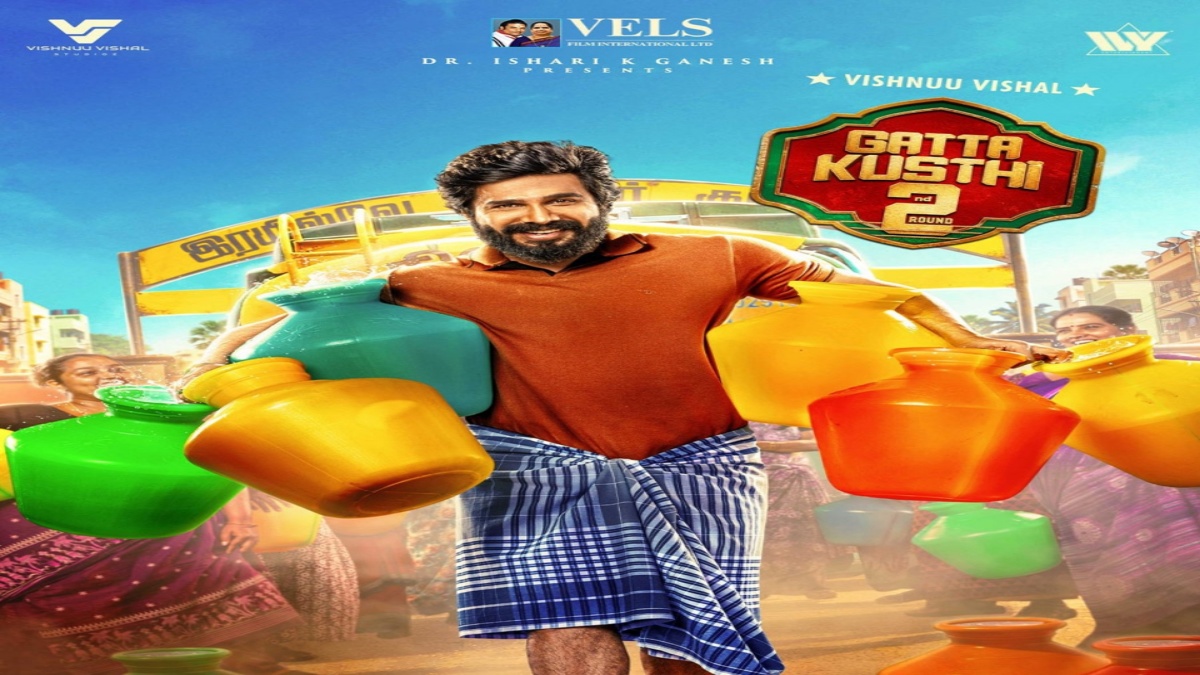 மீண்டும் கலக்க வரும் காம்போ! விஷ்ணு விஷால் - ஐஸ்வர்யா லக்ஷ்மியின் 'காட்டா குஸ்தி 2' டீசர் வெளியீடு!
