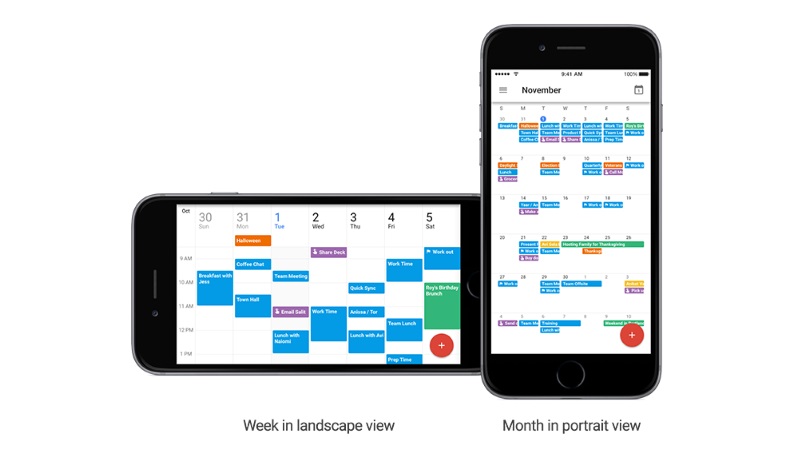 Google Calendar for iOS Gets Landscape Mode for Month and Week Views, Spotlight Search, and More