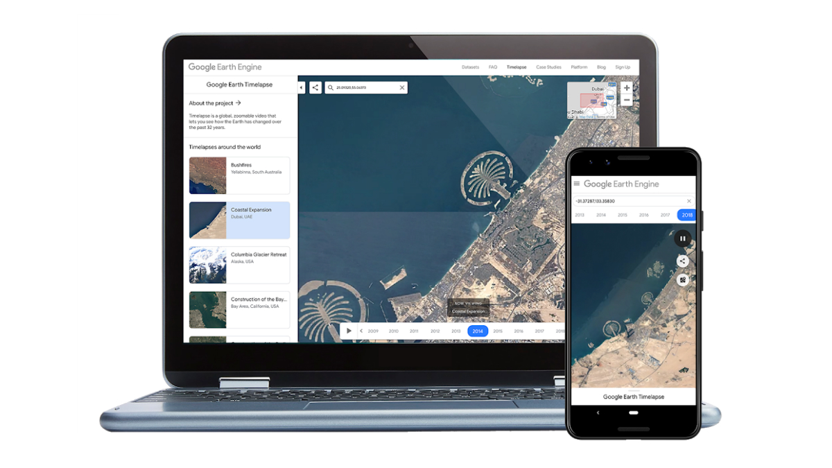 Google Earth Timelapse Comes to Mobile With Improvements
