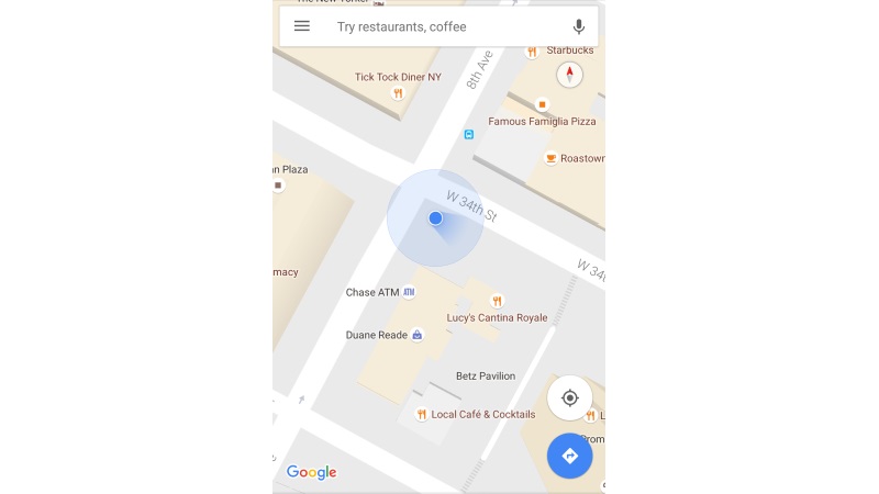 Google Maps for Android Replaces Direction Arrow With Beam to Indicate Accuracy