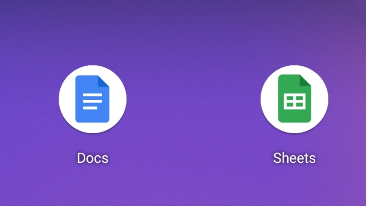 Google Docs, Sheets Apps Get New Icons as Part of Workspace Revamp