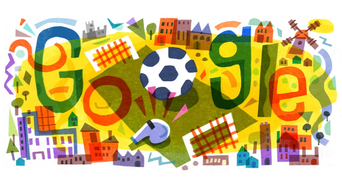 UEFA EURO 2020 Football Tournament Kick Off Commemorated in Google Doodle