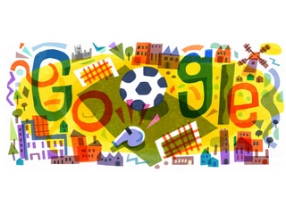 UEFA EURO 2020 Football Tournament Kick Off Commemorated in Google Doodle