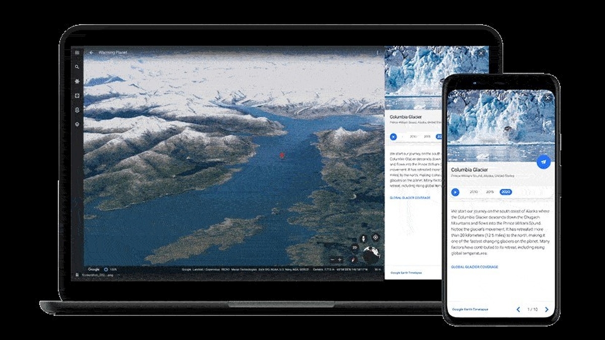 Google Earth Timelapse Shows 4 Decades of Planetary Changes in 4D Experience