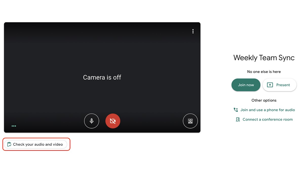 Google Meet Green Room Feature Will Let Participants Preview Settings Before Joining a Video Call