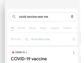 Google Search, Maps, Assistant to Provide COVID-19 Vaccine Details in India