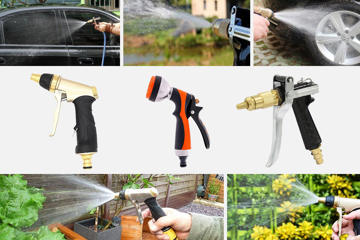 High Pressure Water Spray Guns for Car, Bike, Floor, Plant Washing