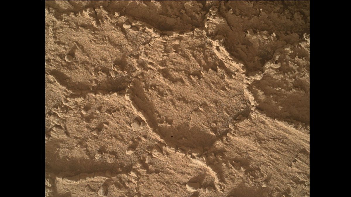 Curiosity Explores Polygon-Covered Rocks in Monte Grande Hollow During Sols 4743-4749
