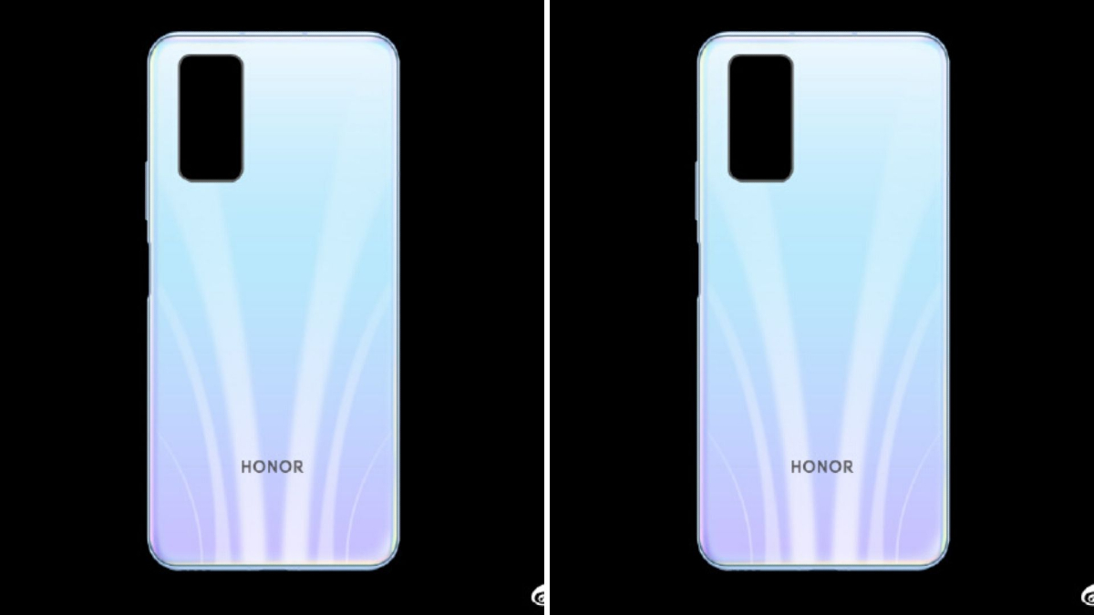 Honor 30S Leaked Render Shows Back Panel With Rectangular Camera Module