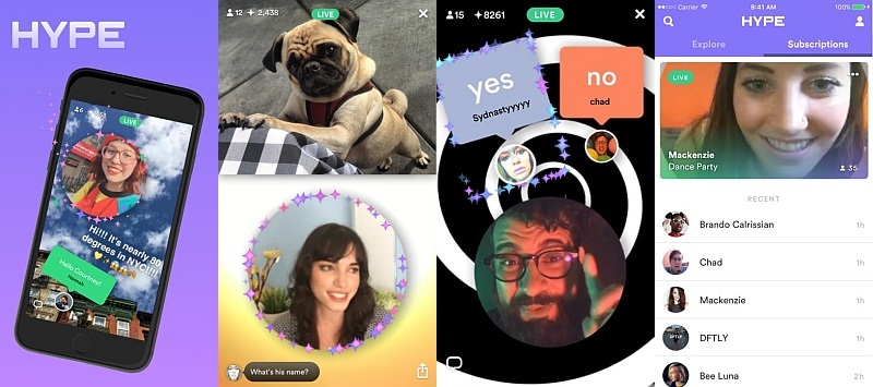 Vine Co-Founders Unveil 'HYPE' Live Video Broadcasting App