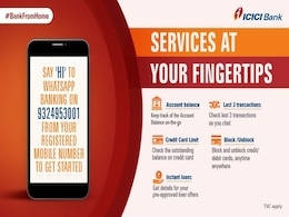 ICICI Bank Launches WhatsApp Banking Service: Here’s Everything You Need to Know ICICI Bank Launches WhatsApp Banking Service: Here’s Everything You Need to Know