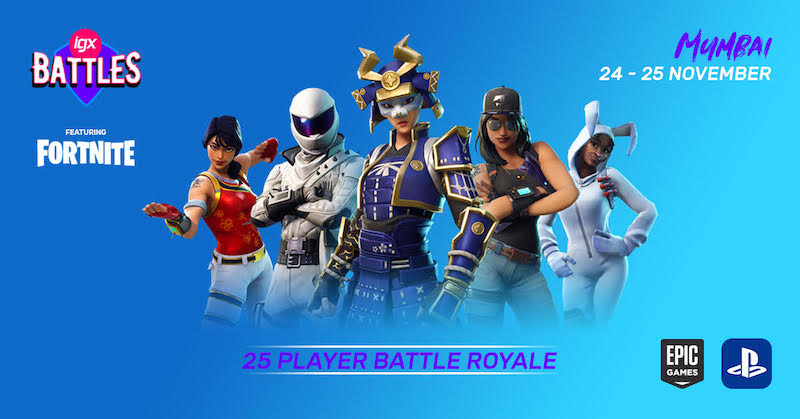 India's First Fortnite PS4 Tournament to Take Place at the Indian Games Expo in Mumbai This Month