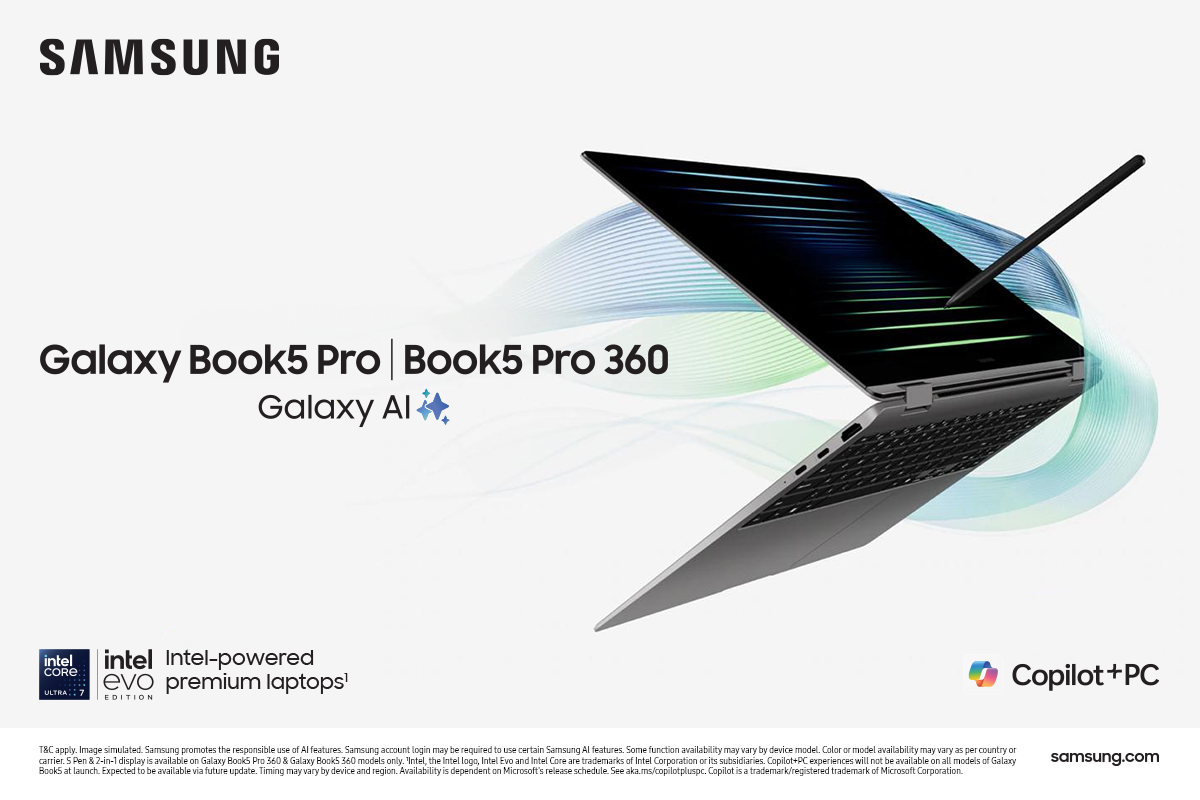Samsung Galaxy Book5 Series: Two AI Powers in One PC &ndash; Galaxy AI & Copilot+ PC