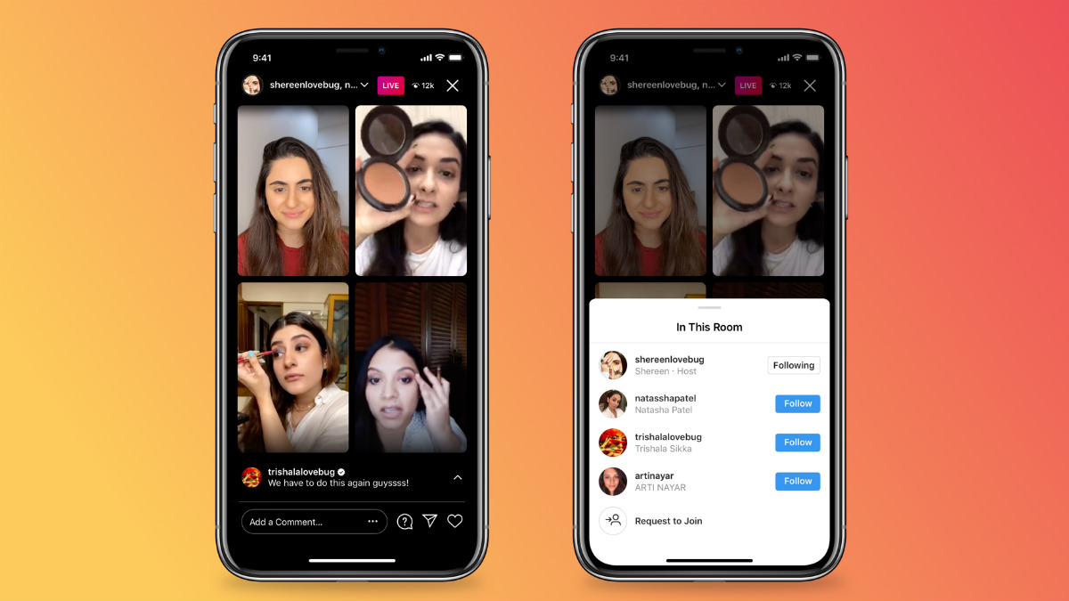 Instagram Live Rooms Launched in India to Help Content Creators Get Better Engagement
