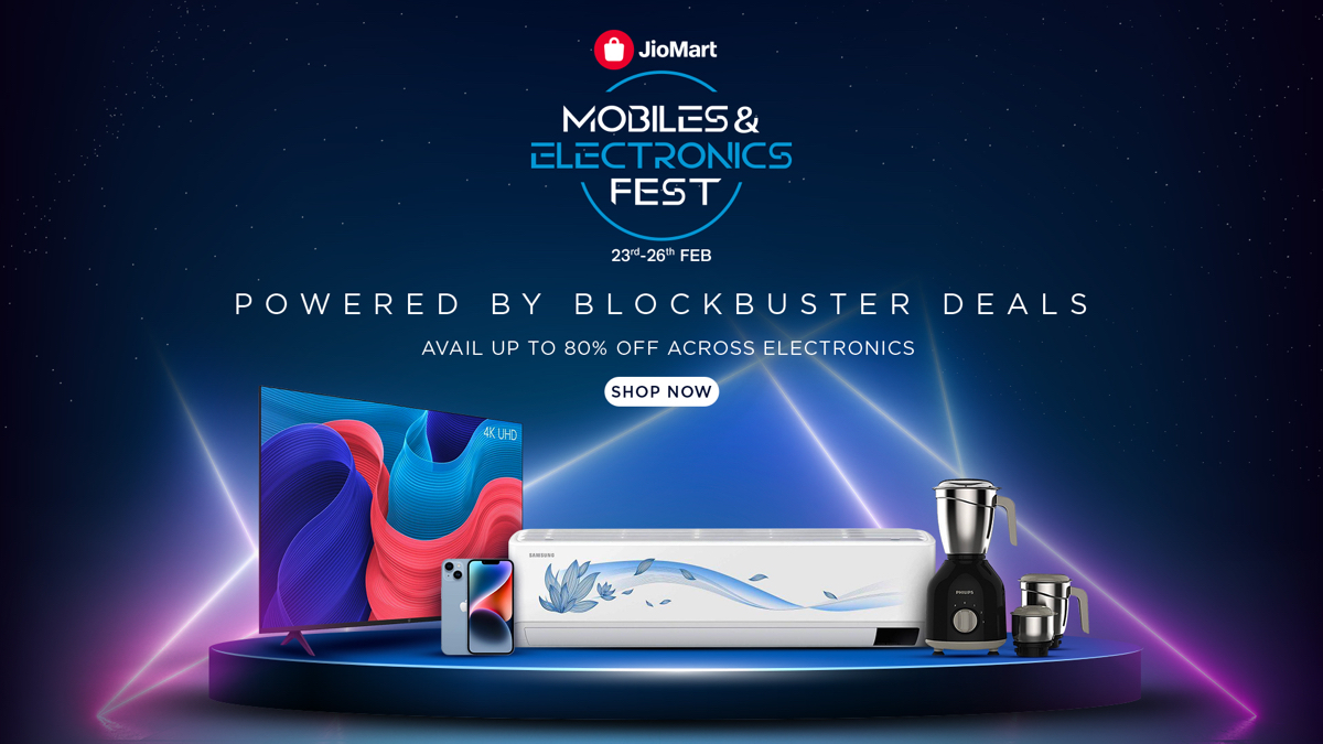 Get Ready to Upgrade With Great Deals at JioMart's Mobiles & Electronics Fest!