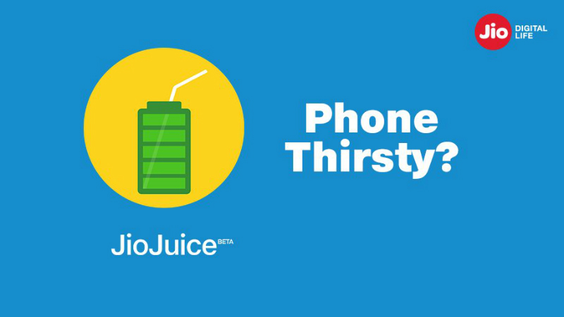 Jio Juice Teased, May Be a Battery Saver App