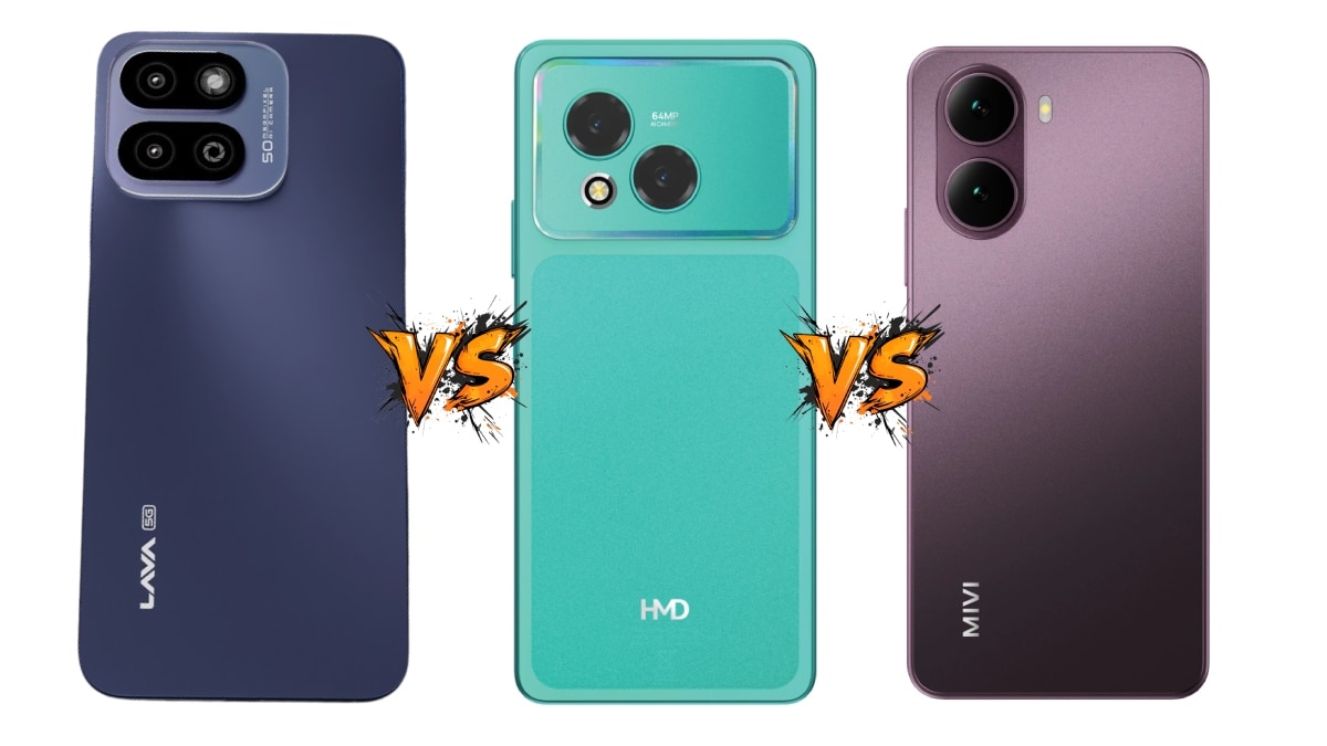 Lava Shark 2 Pro 5G vs HMD Vibe 2 Pro 5G vs Mivi One 5G: Price in India, Specifications and Features Compared