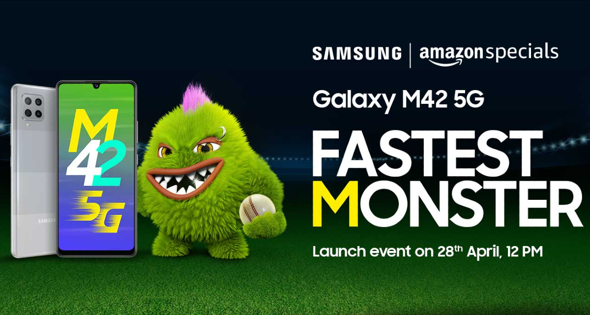Samsung Galaxy M42 5G to Launch in India on April 28, Amazon Availability Confirmed