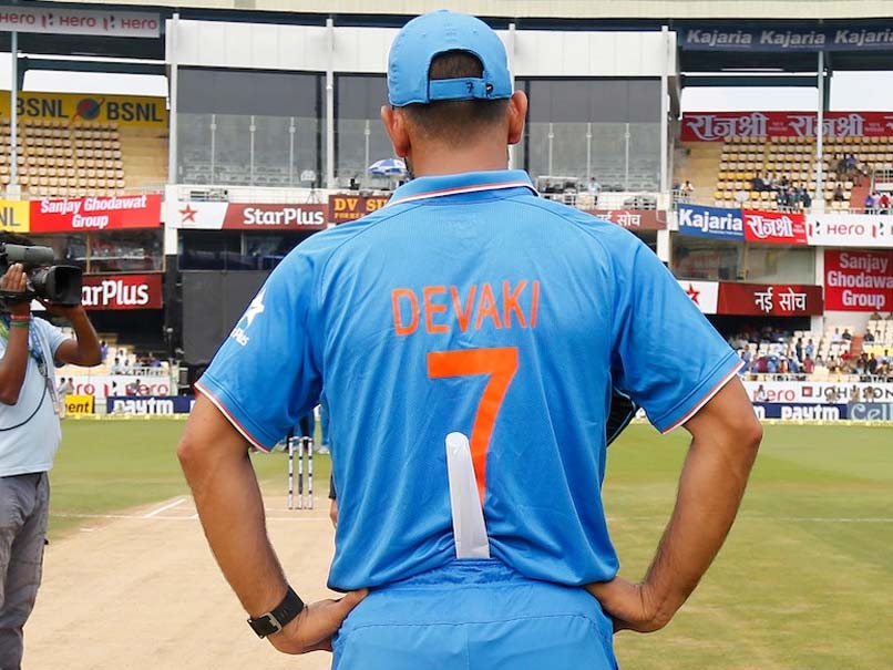Mothers' Day Out: MS Dhoni And Co. Wear Jerseys With Moms' Names in ODI vs NZ
