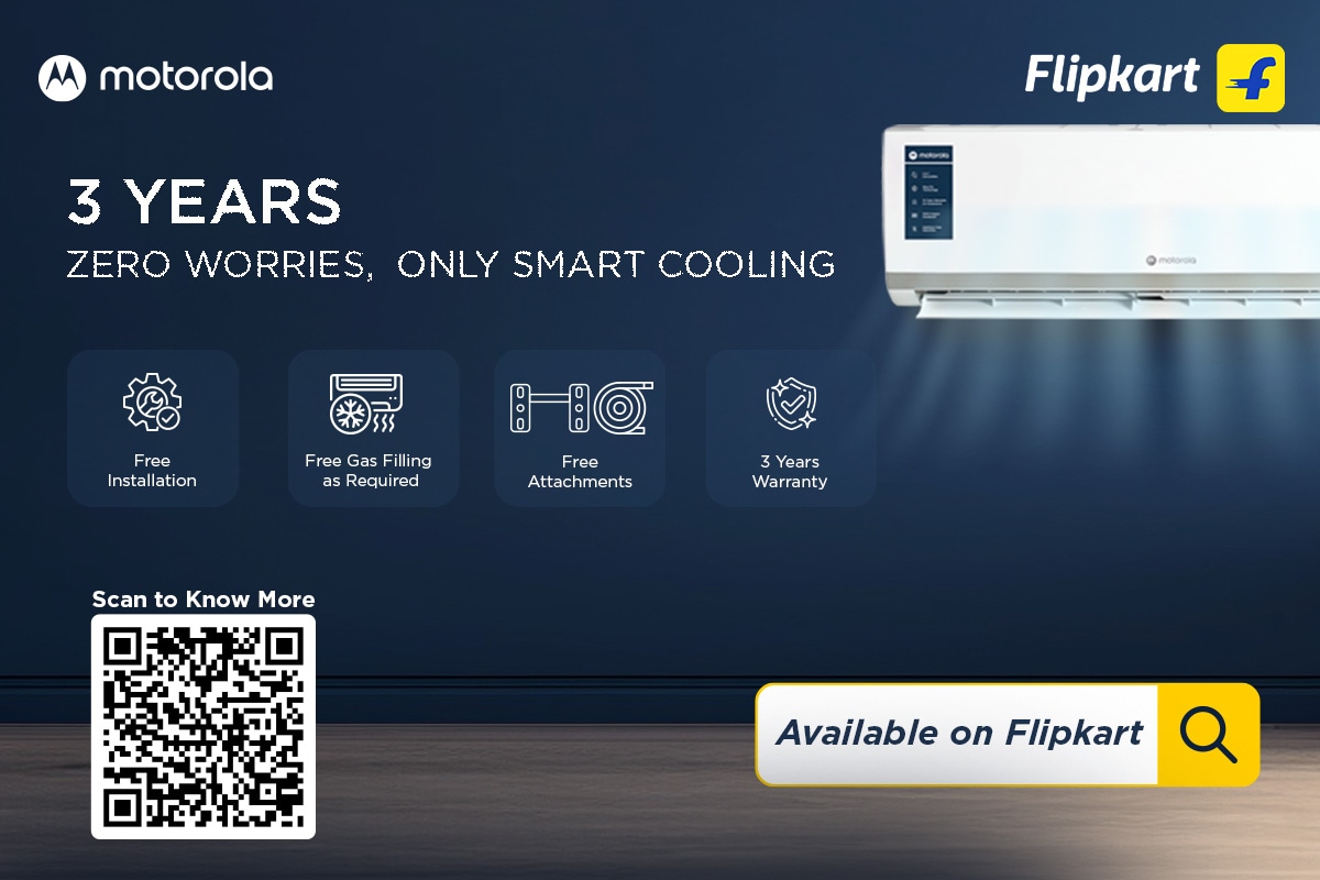 Motorola Launches Smart Inverter AC in India Starting at Just Rs 28,990 With Zero Hidden Costs