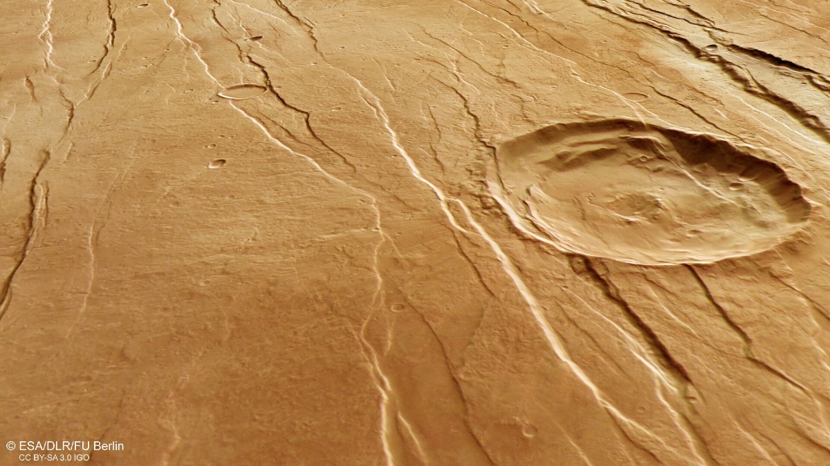 ESA's Latest Picture Reveals 'Claw Marks' on Martian Surface