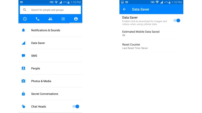 Facebook Messenger App Adds Data Saver Option to Help You Save Mobile Data