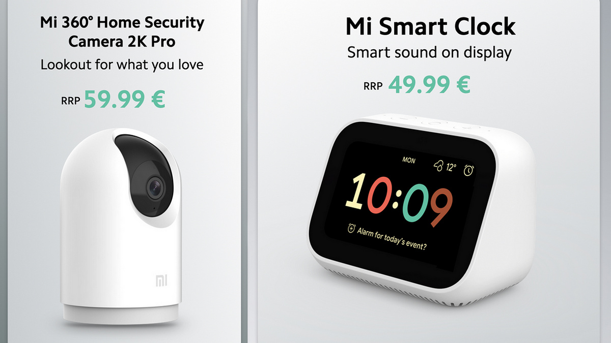 Mi 360 Home Security Camera 2K Pro, Mi Smart Clock Launched by Xiaomi