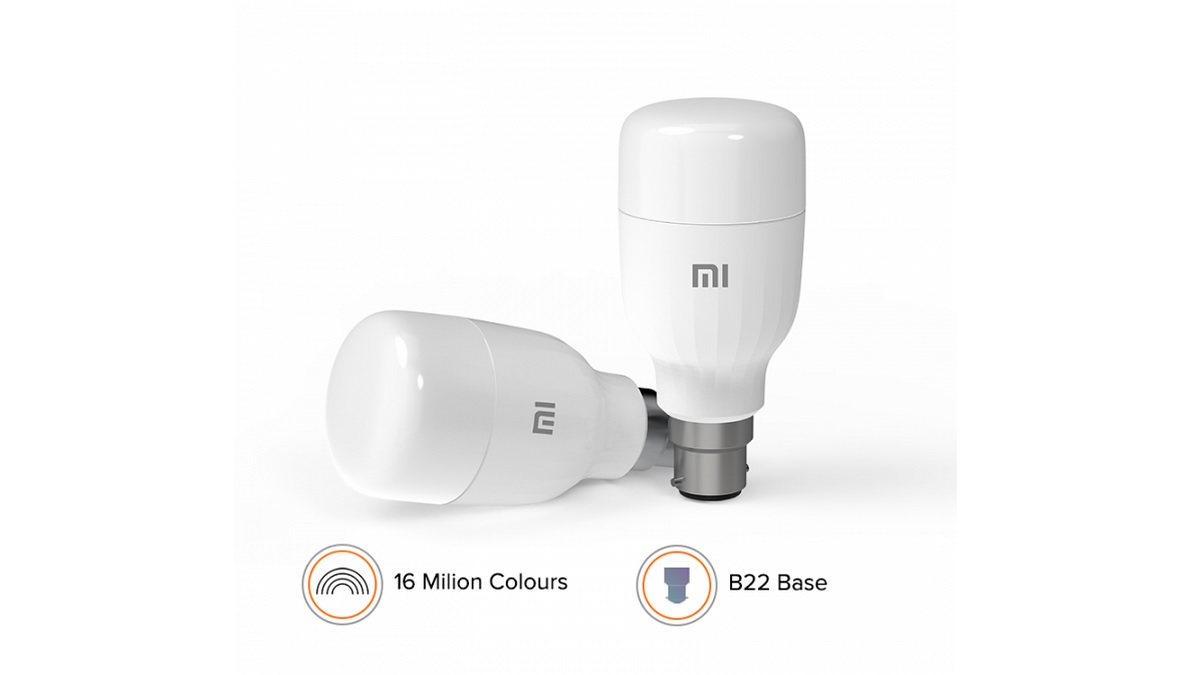 Mi Smart LED Bulb (B22) With 9W Rating, 950 Lumens Brightness, Voice Control Launched in India